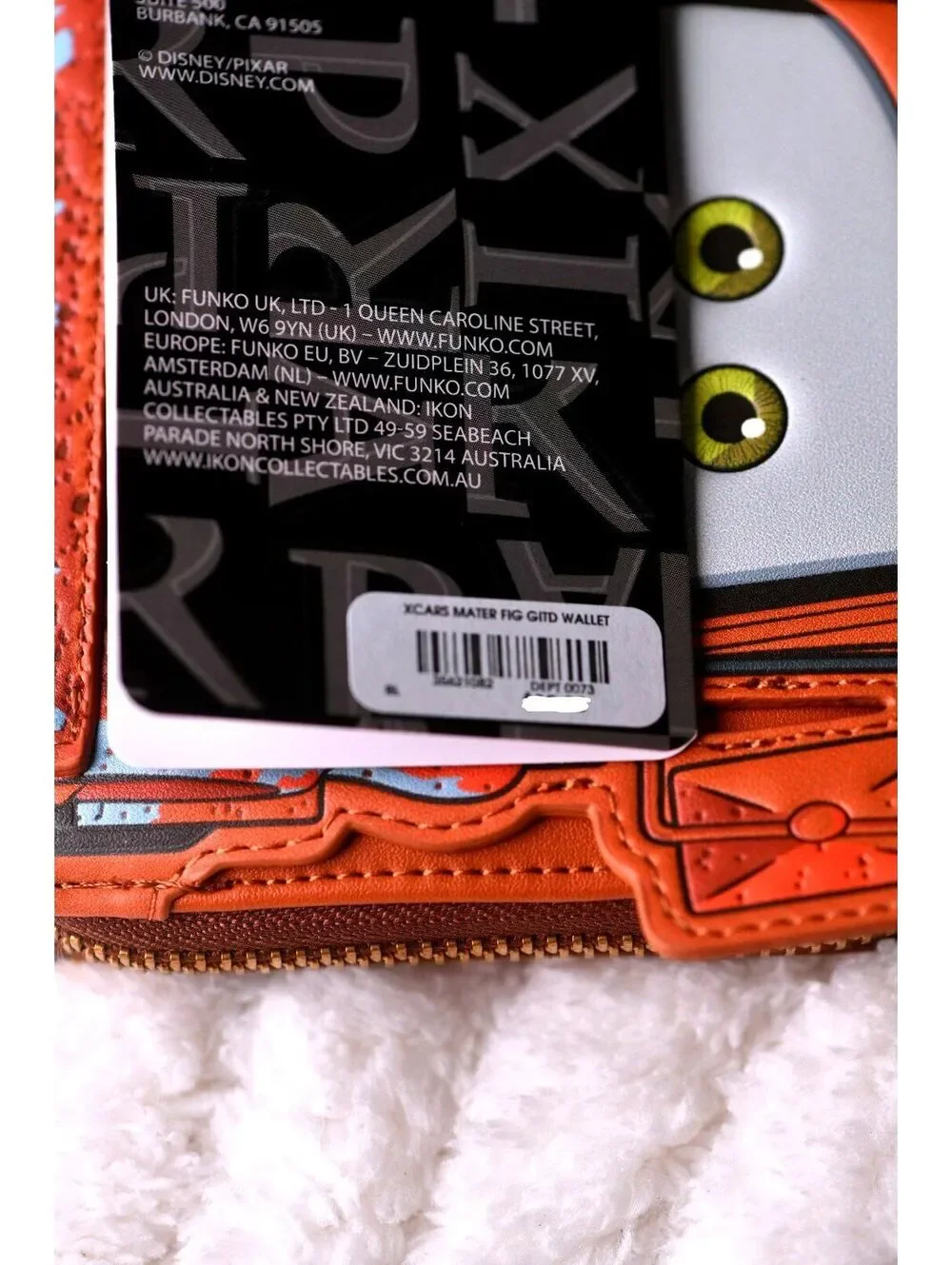 Loungefly Pixar Cars Mater Light-Up Backpack & Wallet | NWT